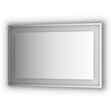 Зеркало в багетной раме cо встроенным LED-светильником Evoform Ledside 120 х 75 см BY 2207