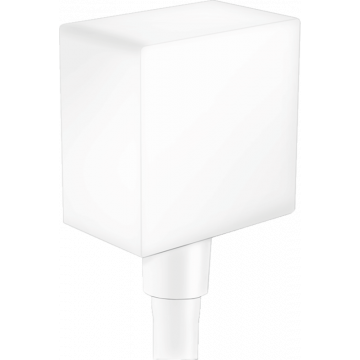 Шланговое подсоединение Hansgrohe Fixfit Square 26455700, белый матовый