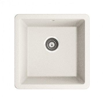 Кухонная мойка Iddis Tanto TU2W461i87 46 x 46 x 21.5 см, Granucryl, для подстольного монтажа, белый