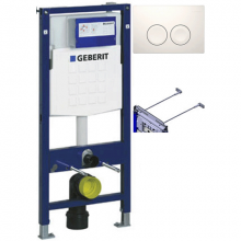 Инсталляция для подвесного унитаза Geberit Duofix Plattenbau 458.122.11.1