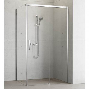 Душевой уголок Radaway Idea KDJ 387040-01-01L/387050-01-01L 100х90 L хром/прочрачное