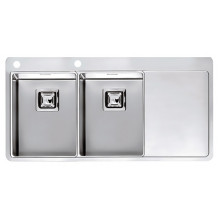 Мойка кухонная Reginox Nevada 30x30 LUX OKG left L сталь