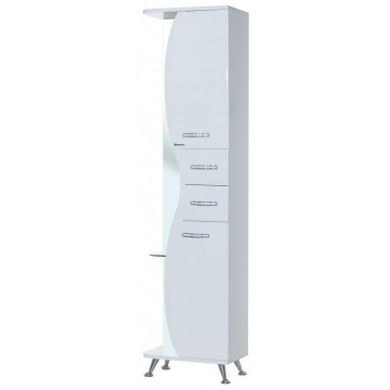 Пенал Bellezza РИО 50 L, напольный, цвет - белый, 50*190*30 см