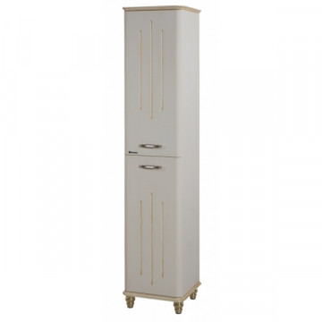Пенал Bellezza АЛЛЕГРО ЛЮКС 35 L, напольный, цвет - бежевый патина золото, 39*173*35,5 см