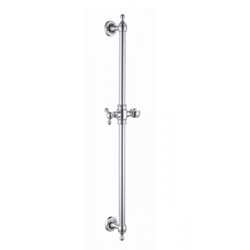 Штанга душевая Zorg Sanitary ZR 821 с мыльницей, цвет хром