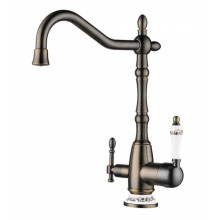 Смеситель Zorg Clean Water ZR 312 YF-50-ANTIQUE для кухни под фильтр, цвет античный