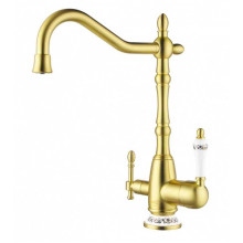 Смеситель Zorg Clean Water ZR 312 YF-50-BR LIGHT для кухни под фильтр, цвет светлая бронза