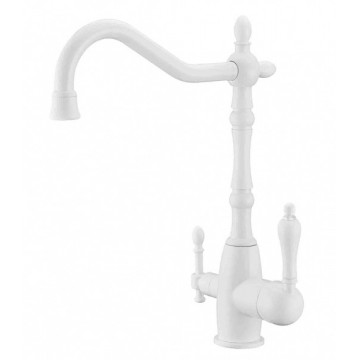 Смеситель Zorg Clean Water ZR 312 YF-50-WHITE для кухни под фильтр, цвет белый