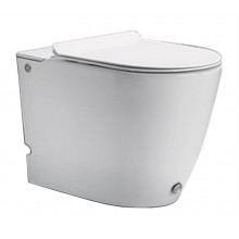 Приставной унитаз с функцией импульсного смыва Cerutti SPA Barbaria B-376B 600x350x410