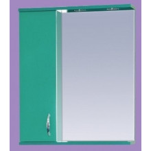 Зеркальный шкаф Misty Стиль 50 L зеленый
