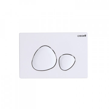 Кнопка для инсталляции Creavit SPA GP7001.00 белая